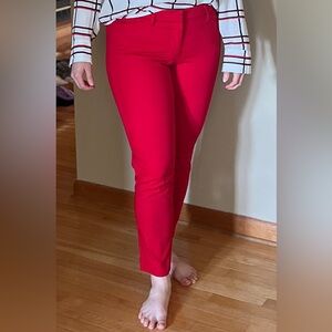 Worthington Red Skinny Pants